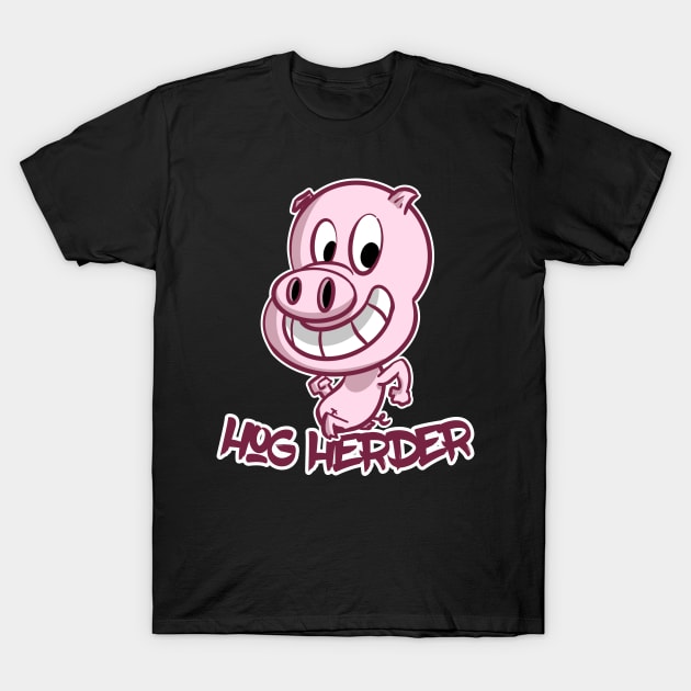 Hog Herder T-Shirt by Kev Brett Designs